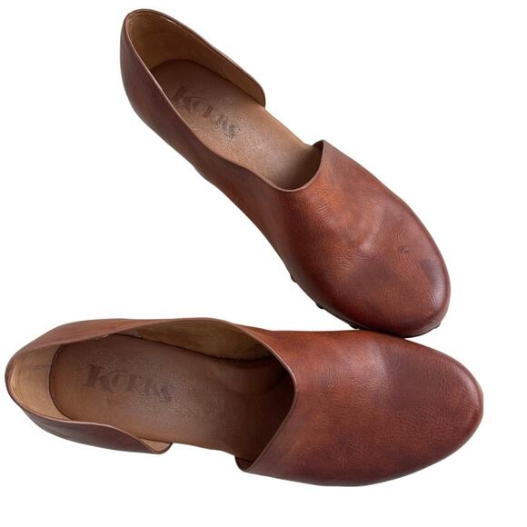 Korks Arielle Brown Clogs Size 8M - Picture 4 of 9